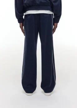 Cole Buxton GLITTER PIPED TRACK PANTS| Pants