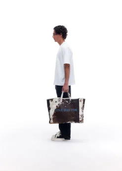 Cole Buxton HAIRY COW TOTE| Accessories|Leather