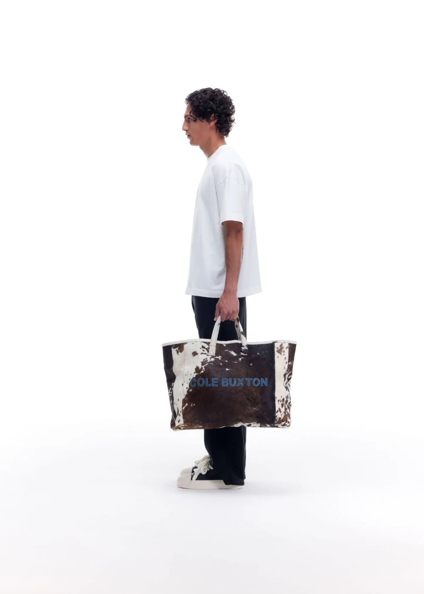 Cole Buxton HAIRY COW TOTE| Accessories|Leather