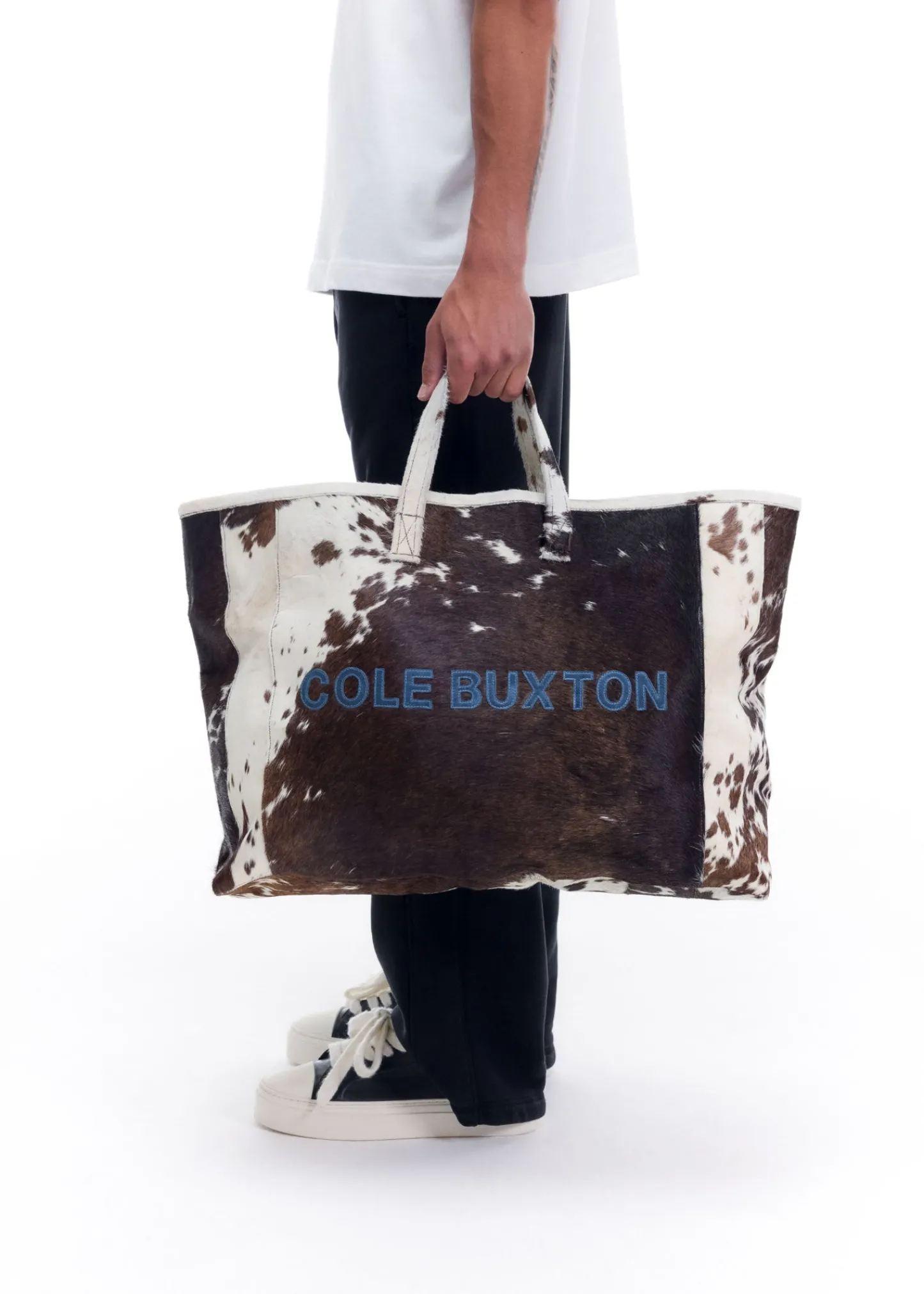 Cole Buxton HAIRY COW TOTE| Accessories|Leather