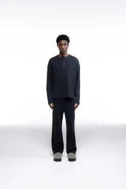 Cole Buxton HENLEY WAFFLE| T-Shirts