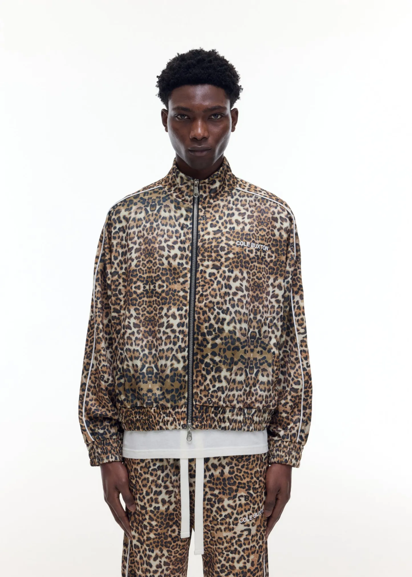 Cole Buxton PIPED TRACK JACKET| Outerwear