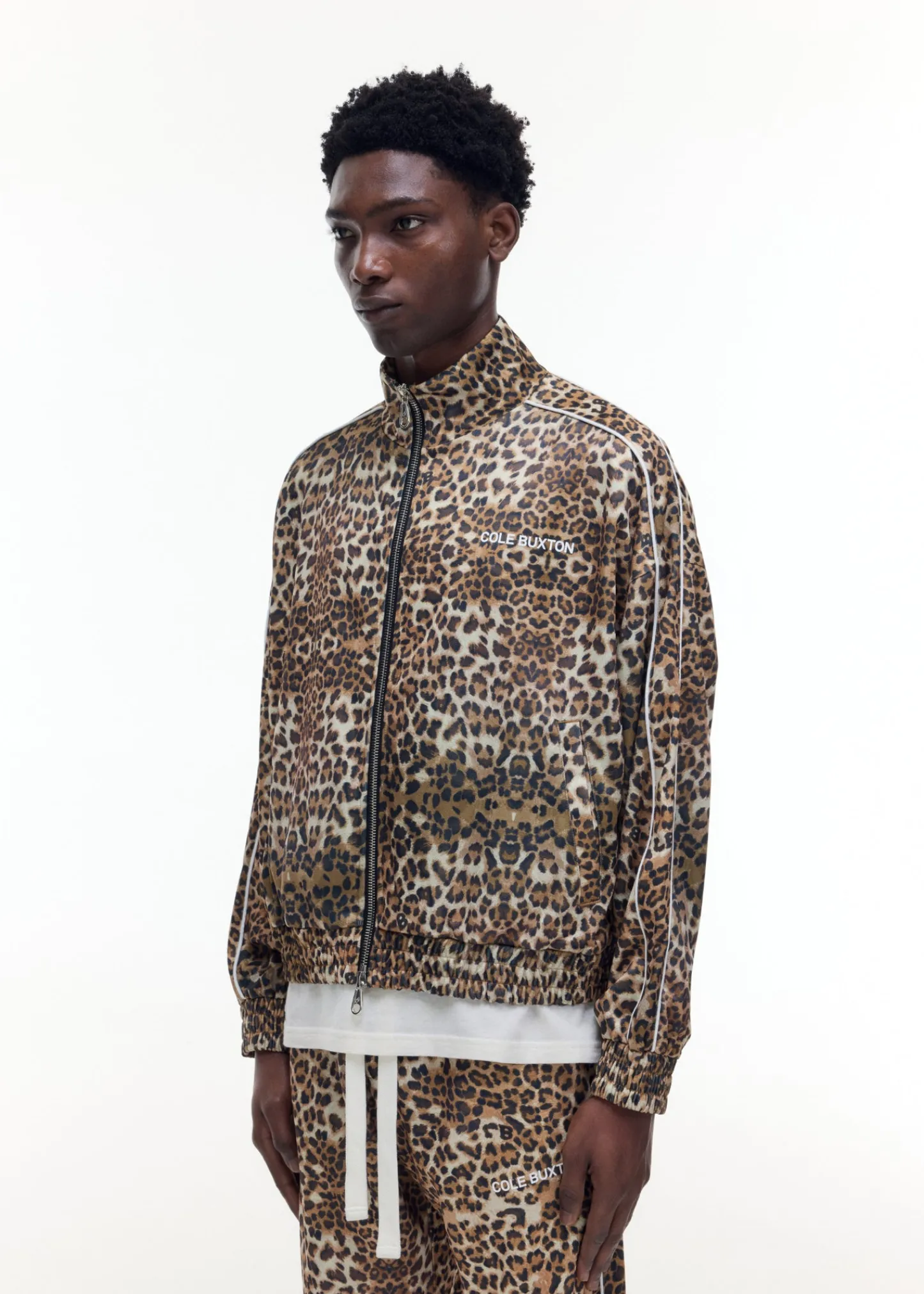 Cole Buxton PIPED TRACK JACKET| Outerwear