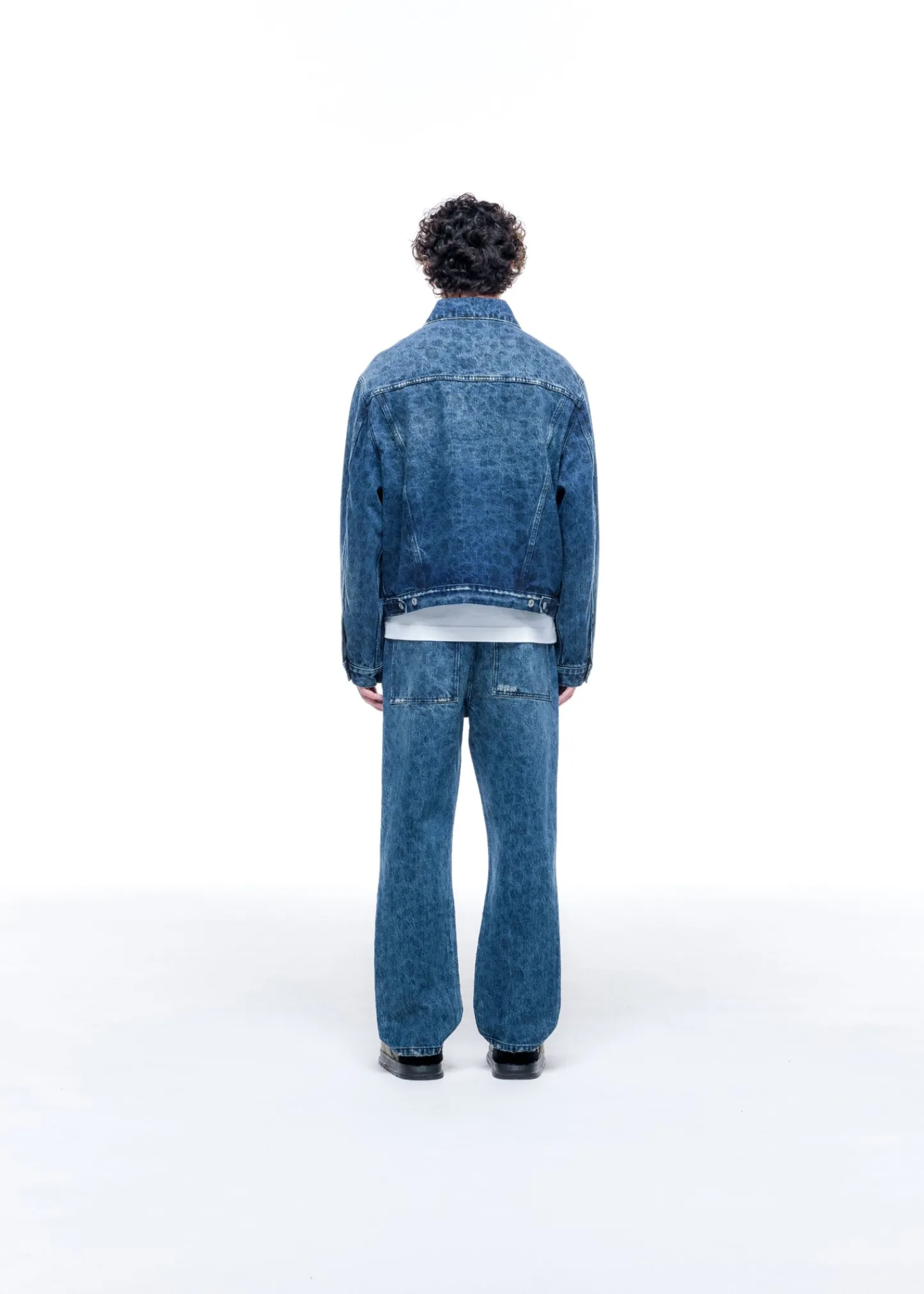 Cole Buxton LEOPARD PRINT DENIM JACKET| Outerwear|Denim