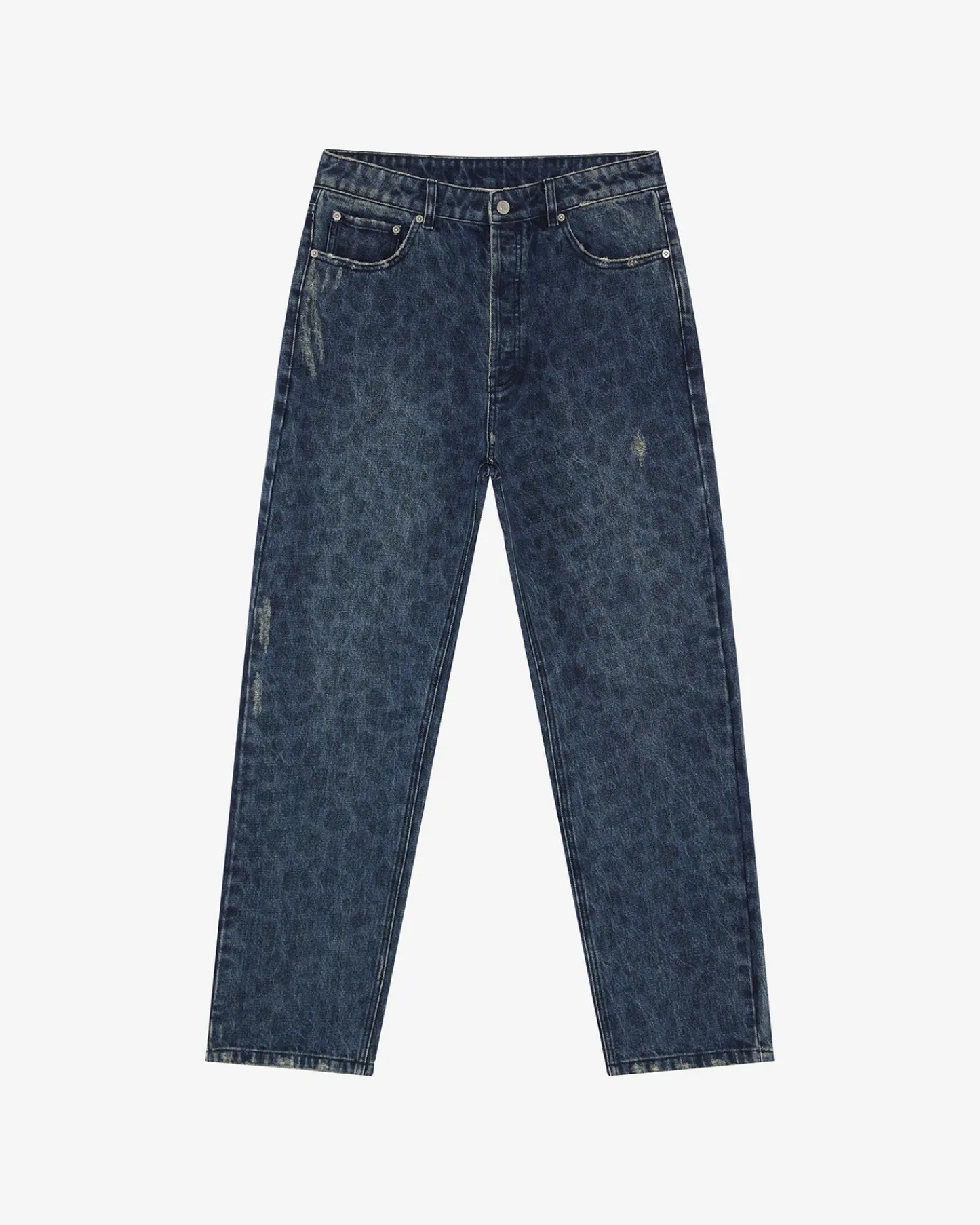Cole Buxton LEOPARD PRINT JEANS| Denim