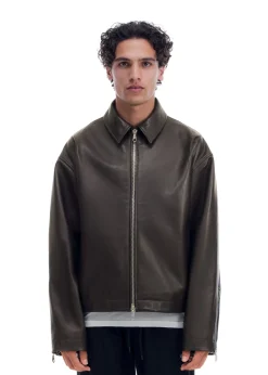 Cole Buxton LIGHT LAMB LEATHER JACKET| Leather|Outerwear
