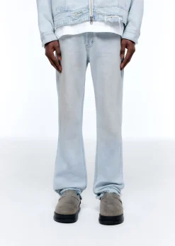 Cole Buxton LIGHT WASH DENIM JEANS| Denim