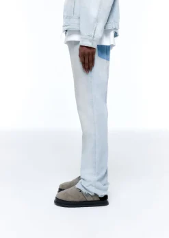 Cole Buxton LIGHT WASH DENIM JEANS| Denim