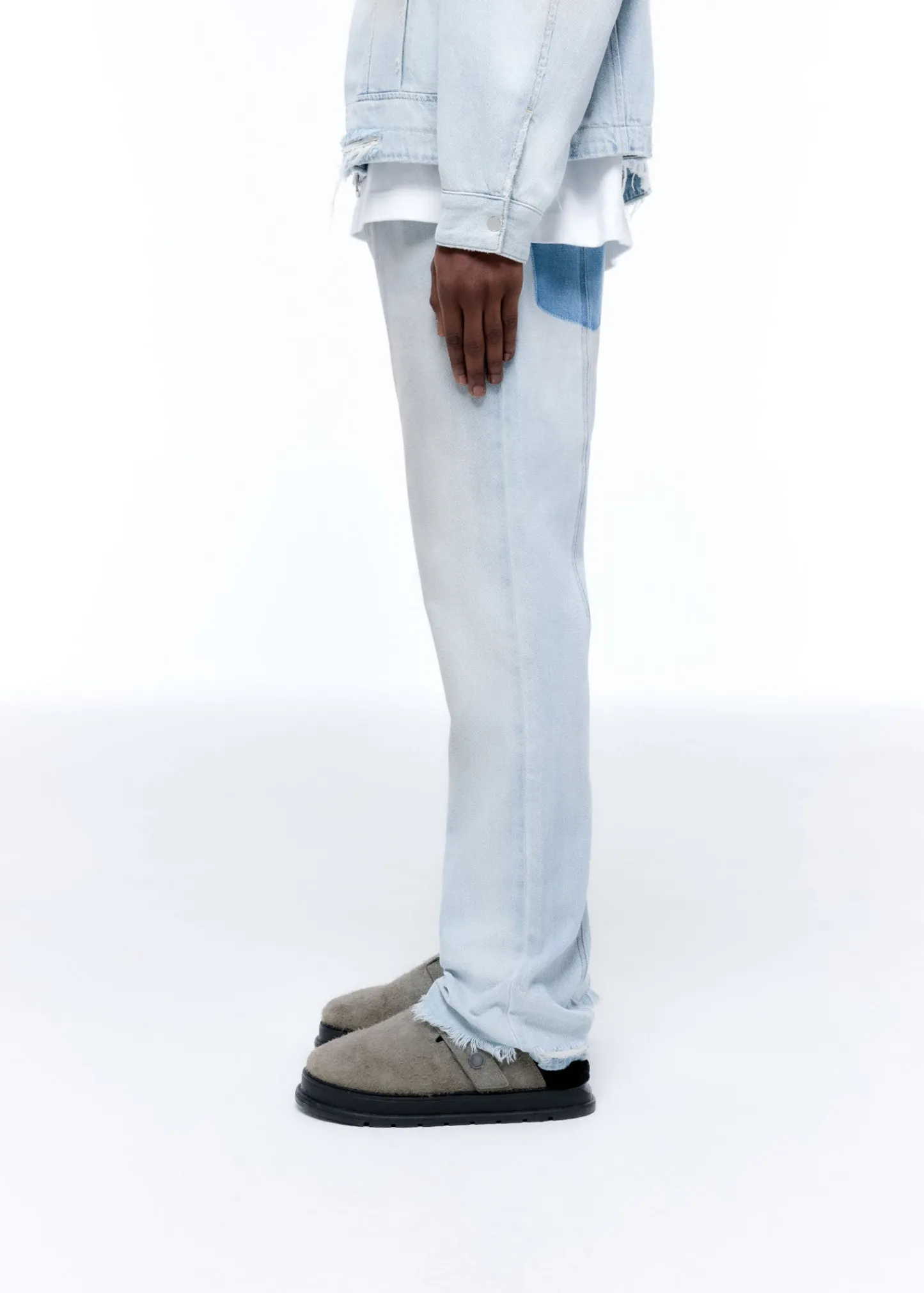 Cole Buxton LIGHT WASH DENIM JEANS| Denim