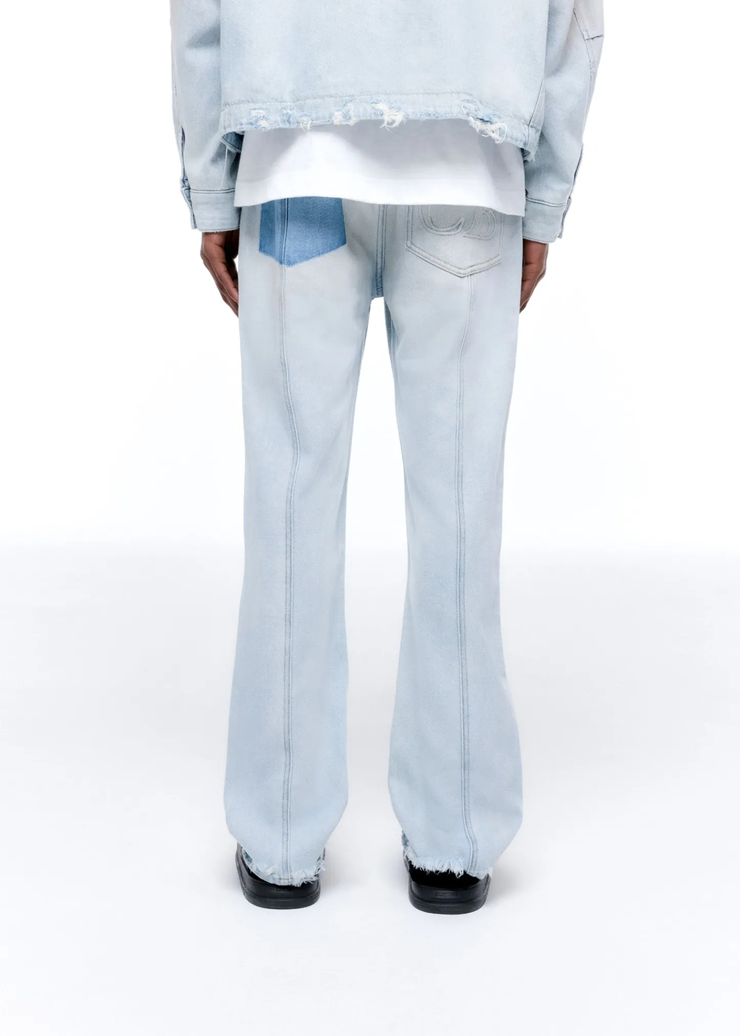Cole Buxton LIGHT WASH DENIM JEANS| Denim