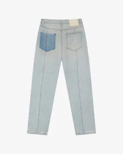 Cole Buxton LIGHT WASH DENIM JEANS| Denim