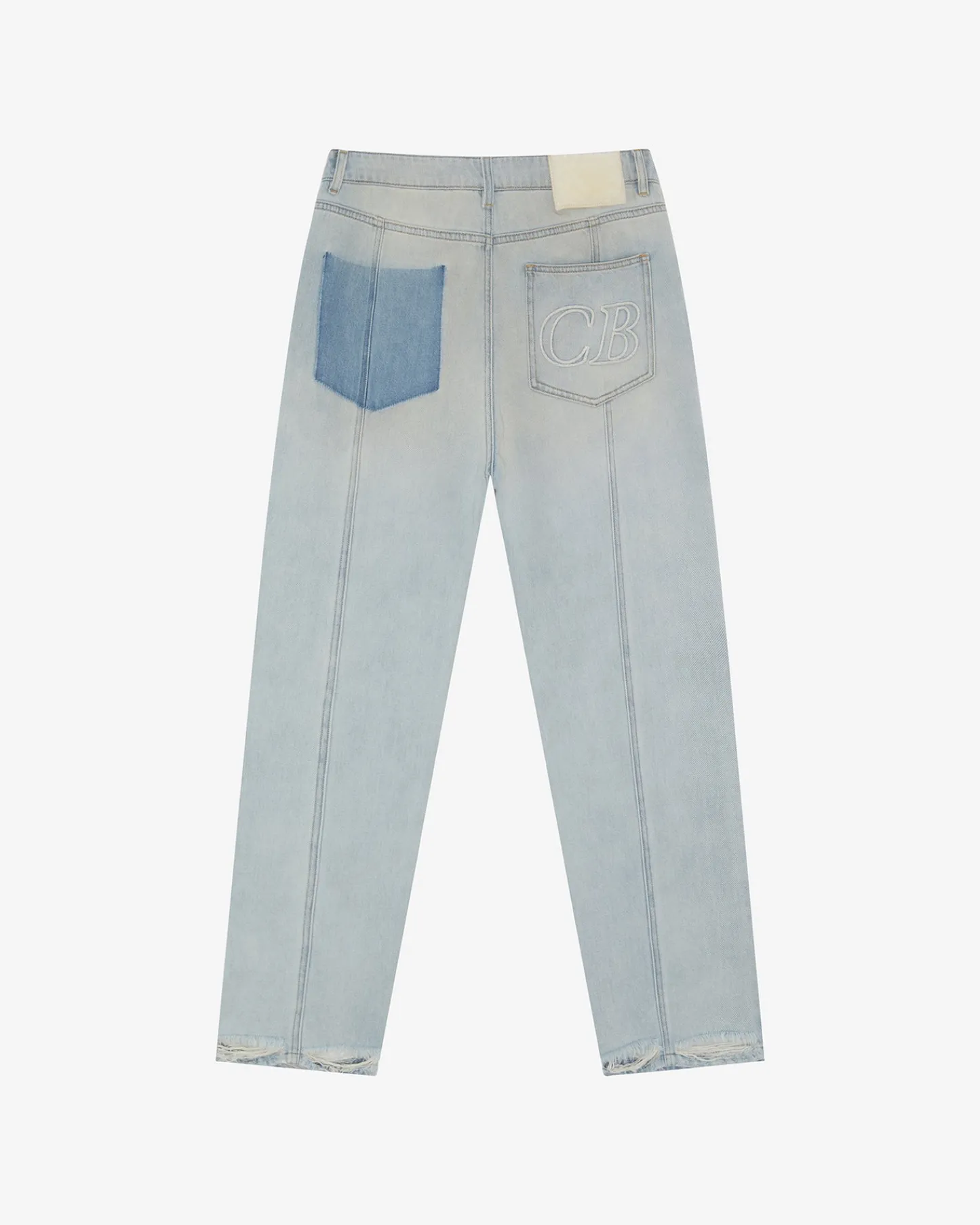 Cole Buxton LIGHT WASH DENIM JEANS| Denim