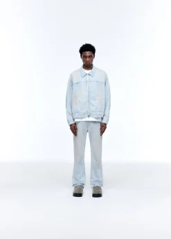 Cole Buxton LIGHT WASH DENIM TRUCKER JACKET| Outerwear|Denim