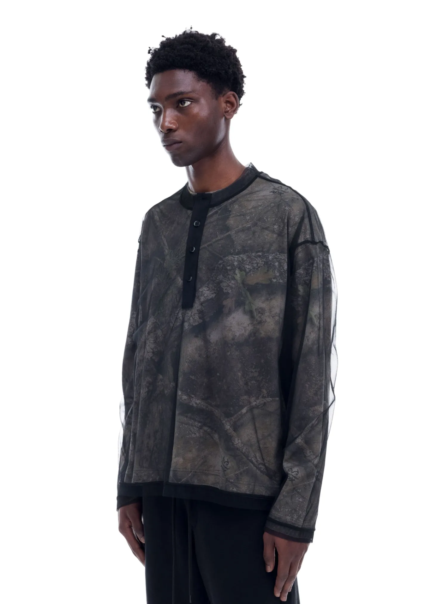 Cole Buxton MESH HENLEY| T-Shirts