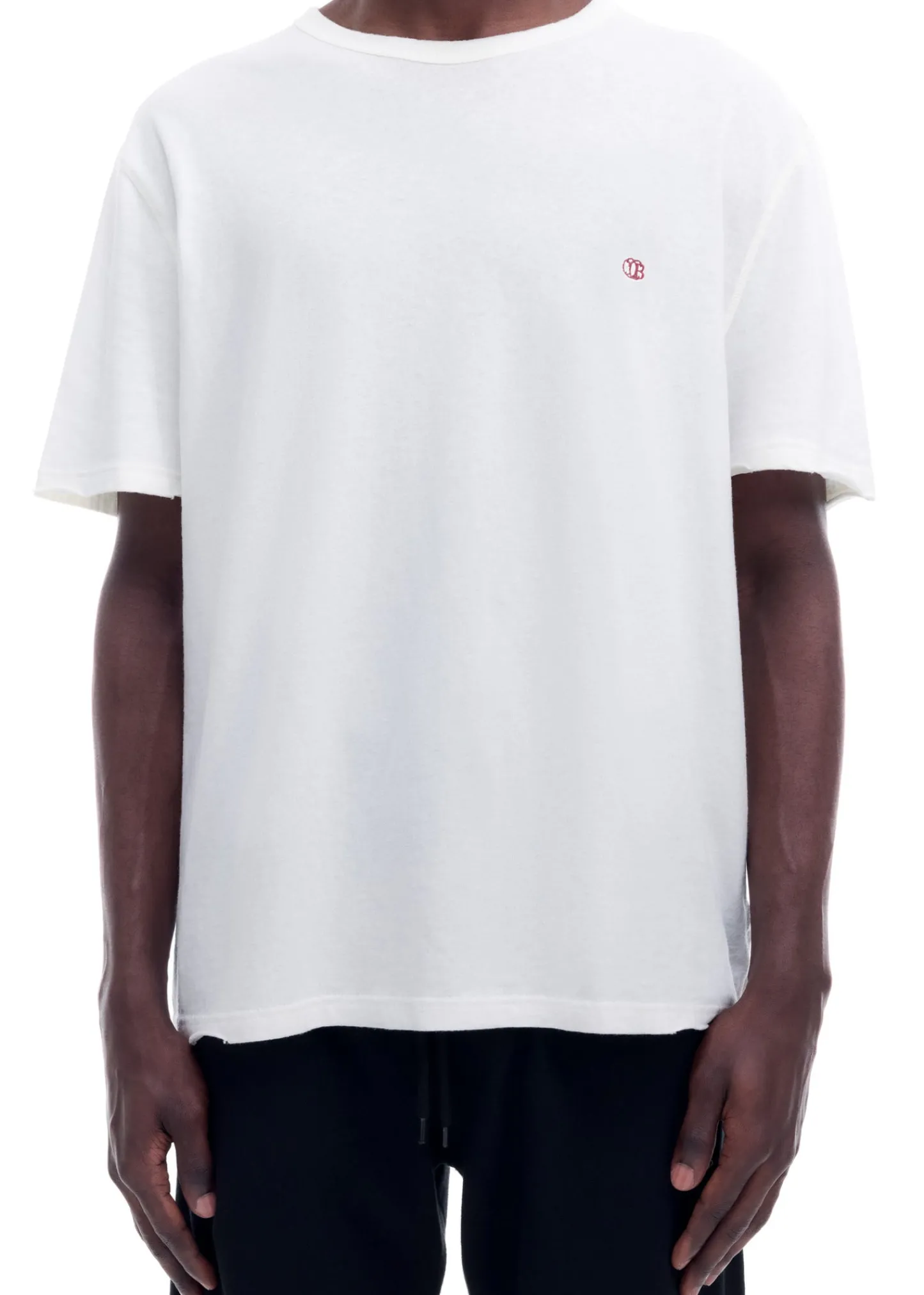 Cole Buxton MINI EMBLEM DISTRESSED COLE T-SHIRT| T-Shirts