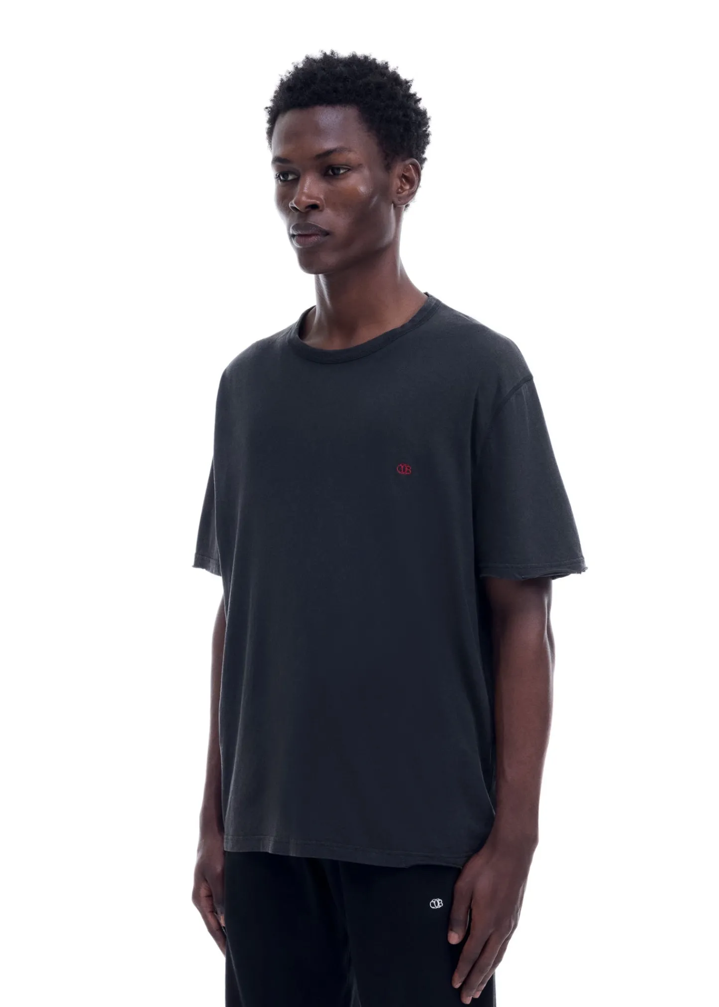 Cole Buxton MINI EMBLEM DISTRESSED COLE T-SHIRT| T-Shirts