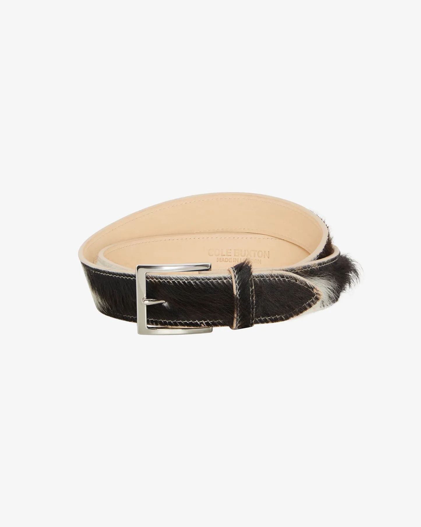 Cole Buxton PONY HAIR BELT| Accessories|Leather