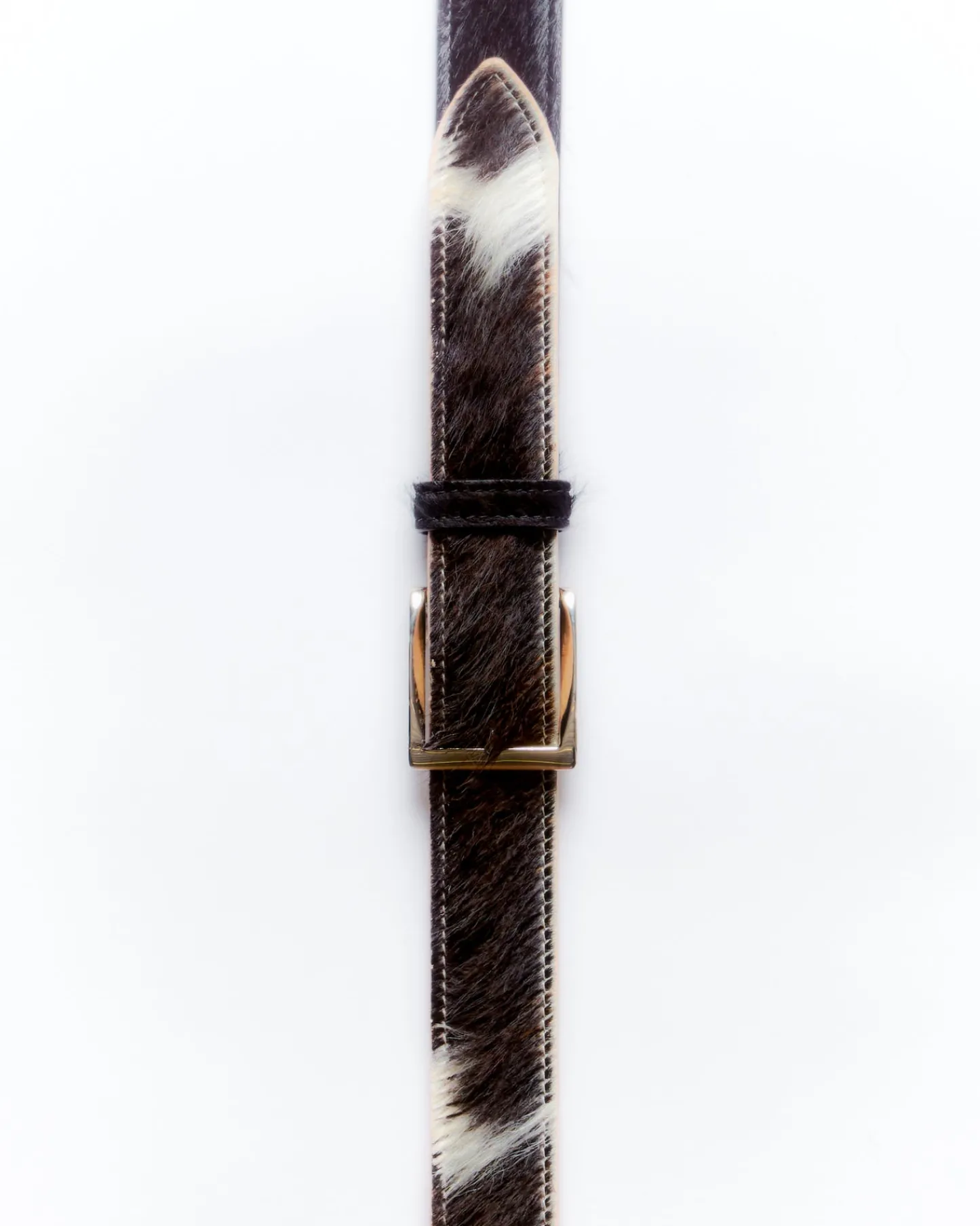 Cole Buxton PONY HAIR BELT| Accessories|Leather