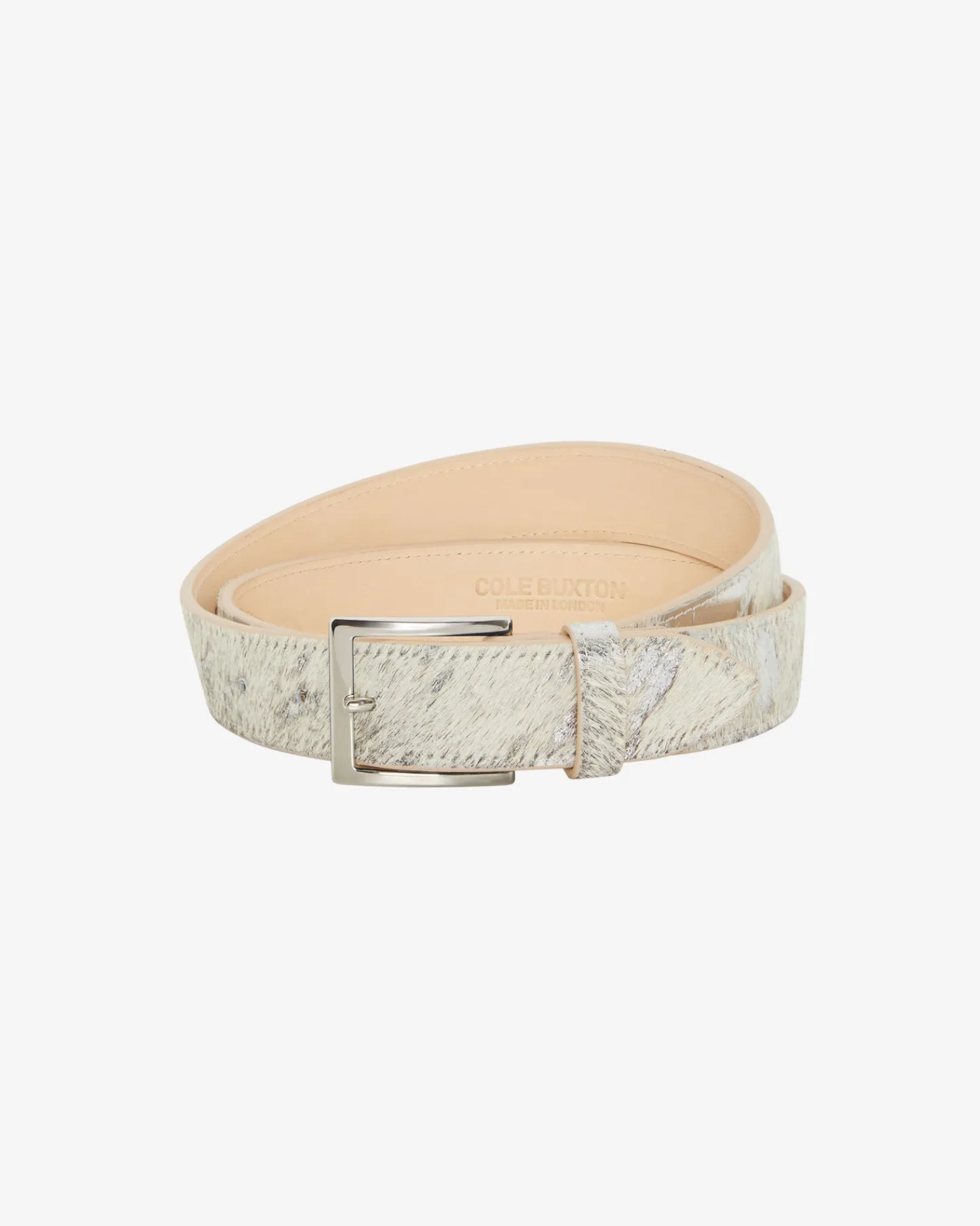 Cole Buxton PONY HAIR BELT| Accessories|Leather
