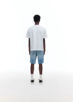 Cole Buxton REPAIRED DENIM SHORTS| Shorts|Denim