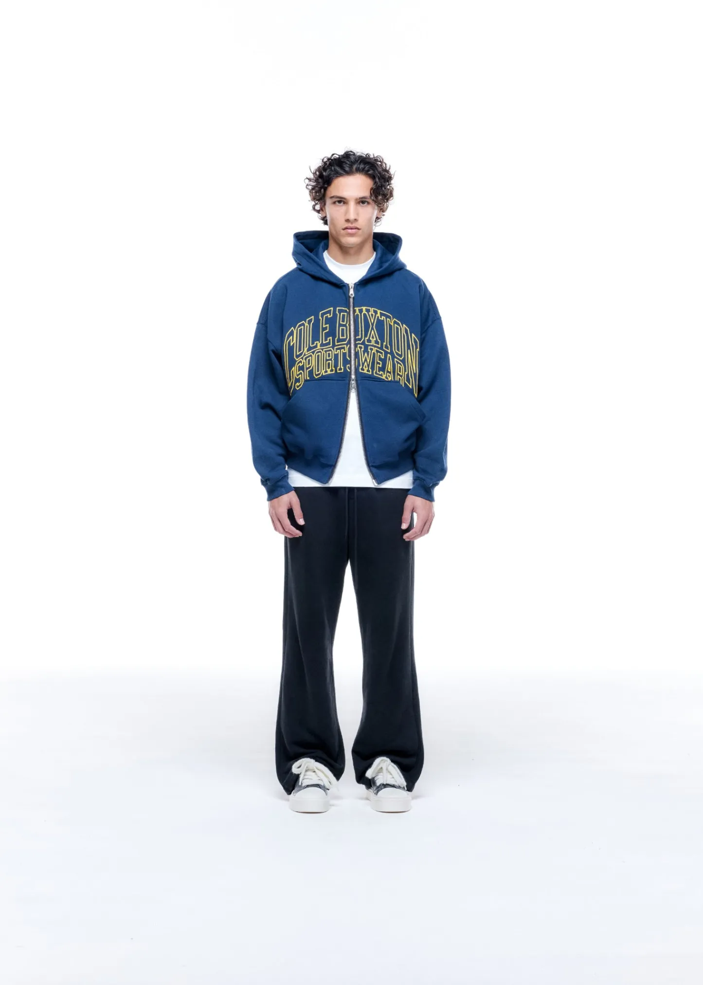 Cole Buxton SPORTSWEAR ARC ZIPPED HOODIE| Hoodies
