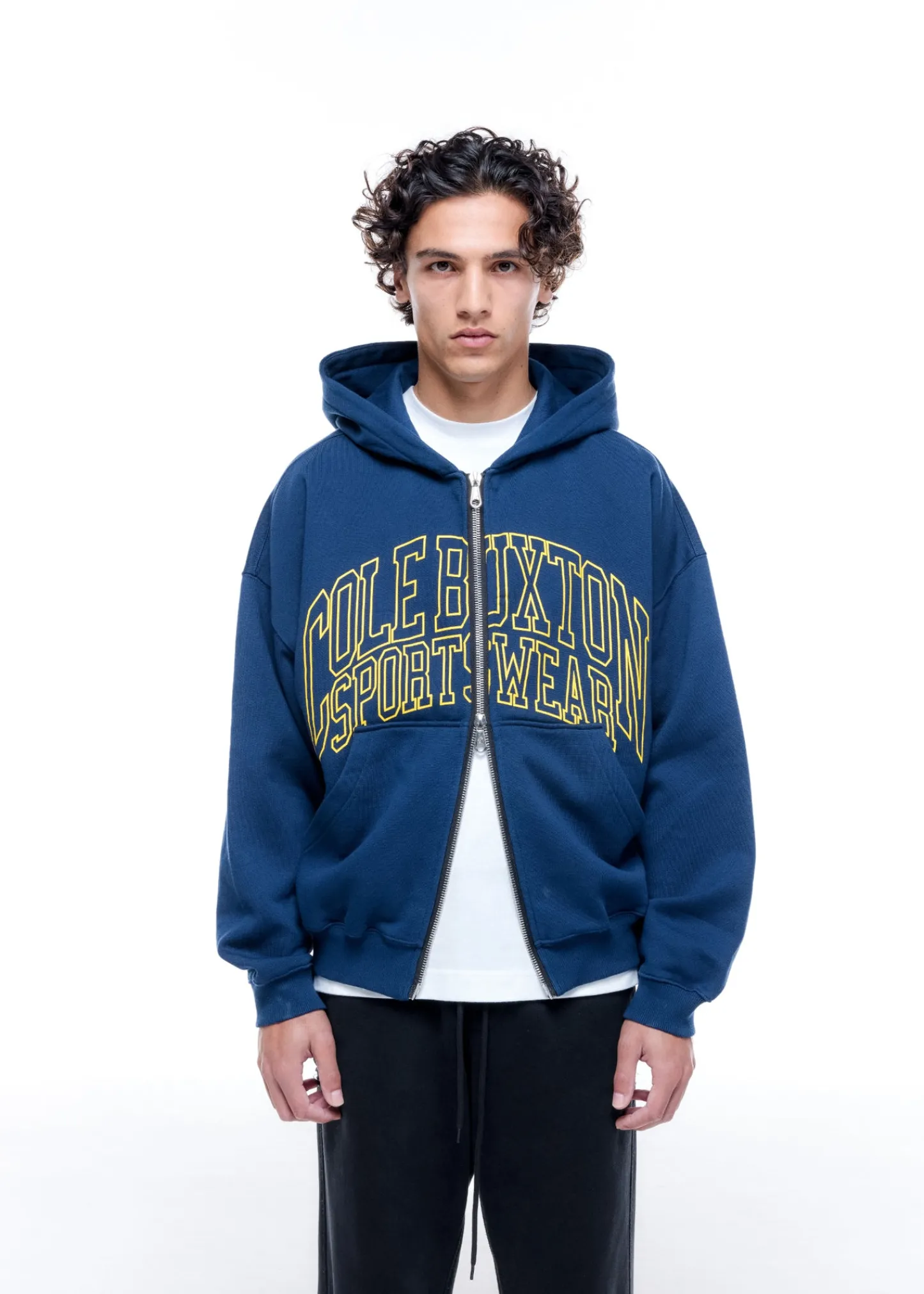 Cole Buxton SPORTSWEAR ARC ZIPPED HOODIE| Hoodies