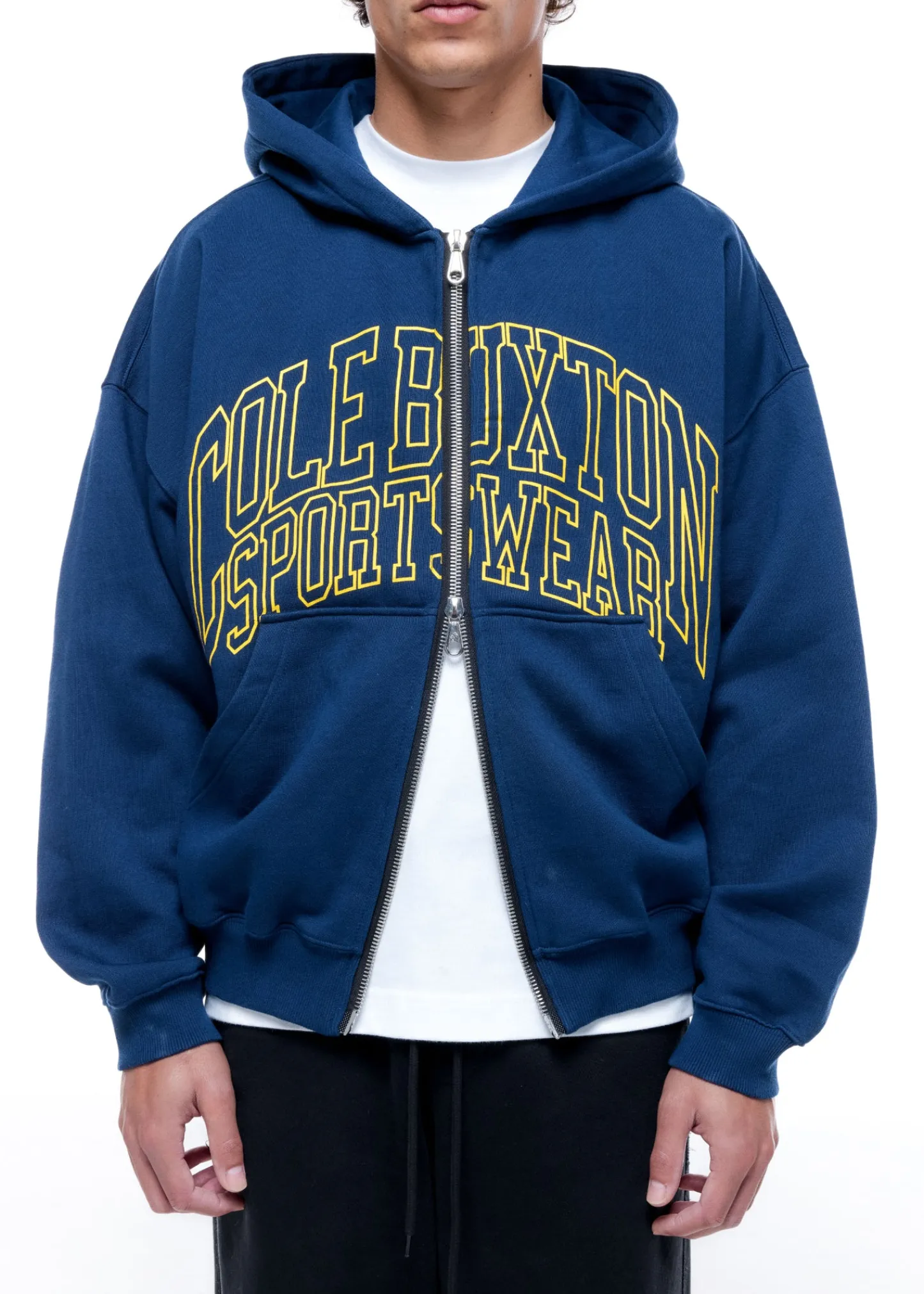 Cole Buxton SPORTSWEAR ARC ZIPPED HOODIE| Hoodies