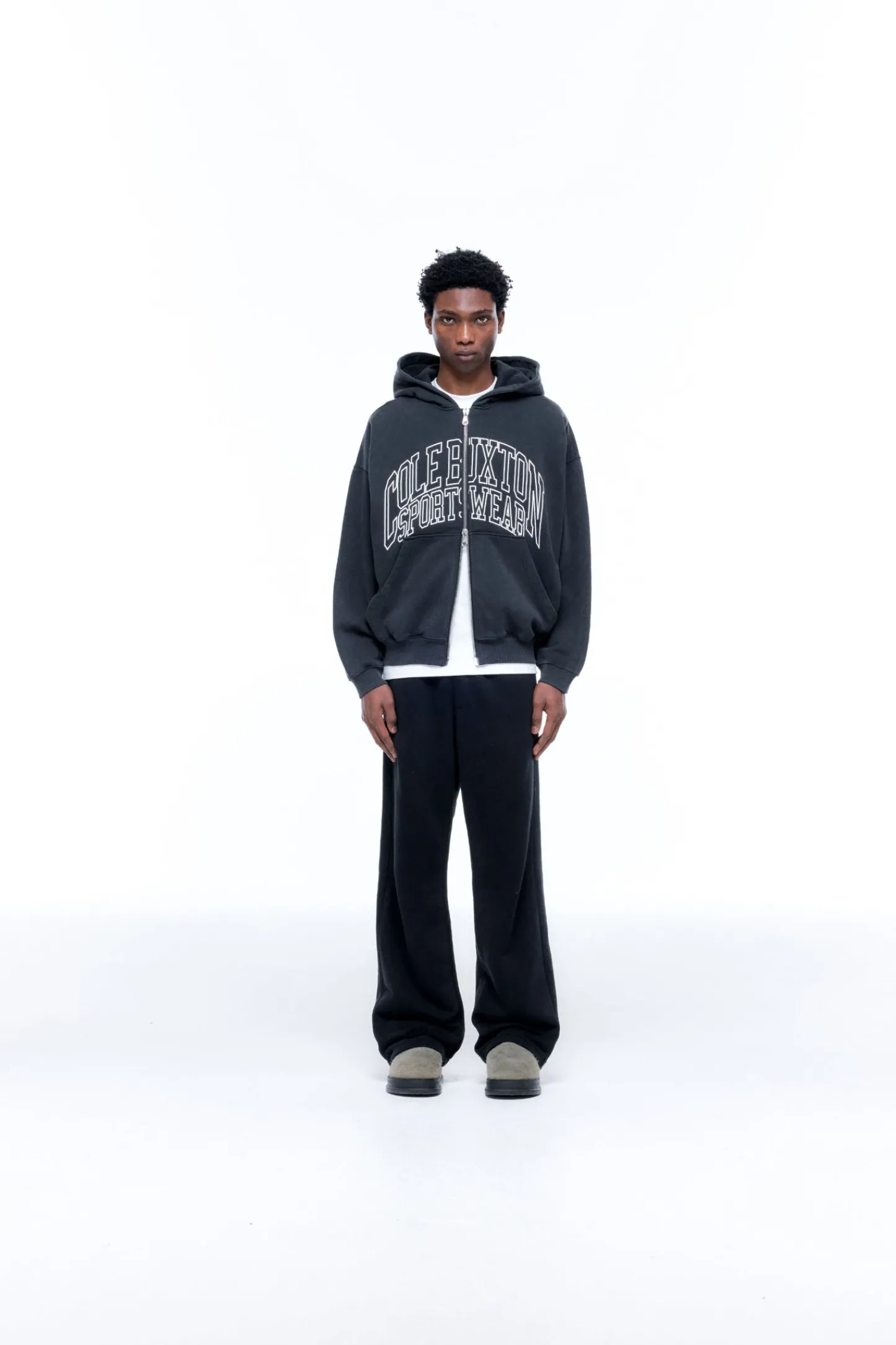 Cole Buxton SPORTSWEAR ARC ZIPPED HOODIE| Hoodies