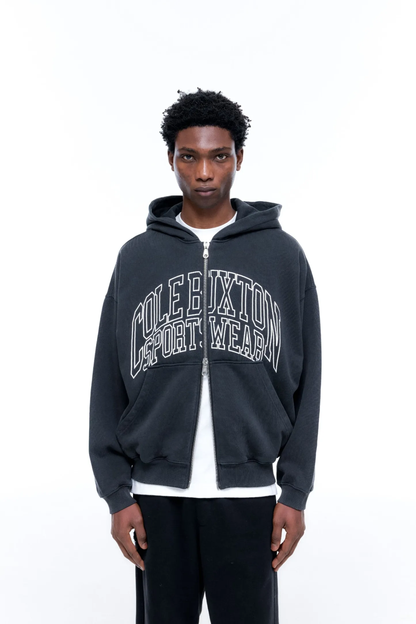 Cole Buxton SPORTSWEAR ARC ZIPPED HOODIE| Hoodies