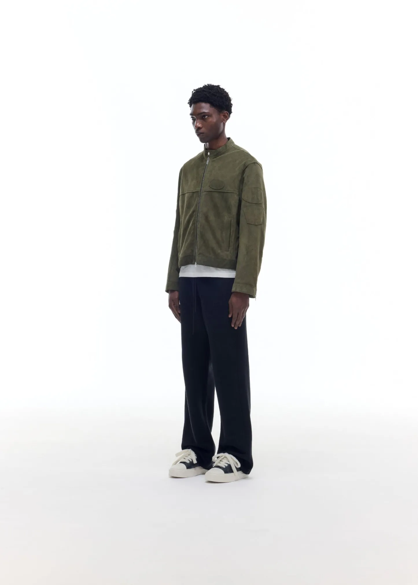 Cole Buxton SUEDE CAFE RACER JACKET| Outerwear|Leather