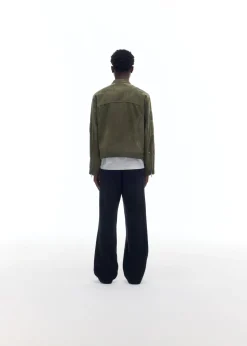 Cole Buxton SUEDE CAFE RACER JACKET| Outerwear|Leather