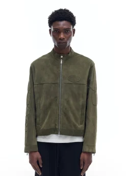 Cole Buxton SUEDE CAFE RACER JACKET| Outerwear|Leather