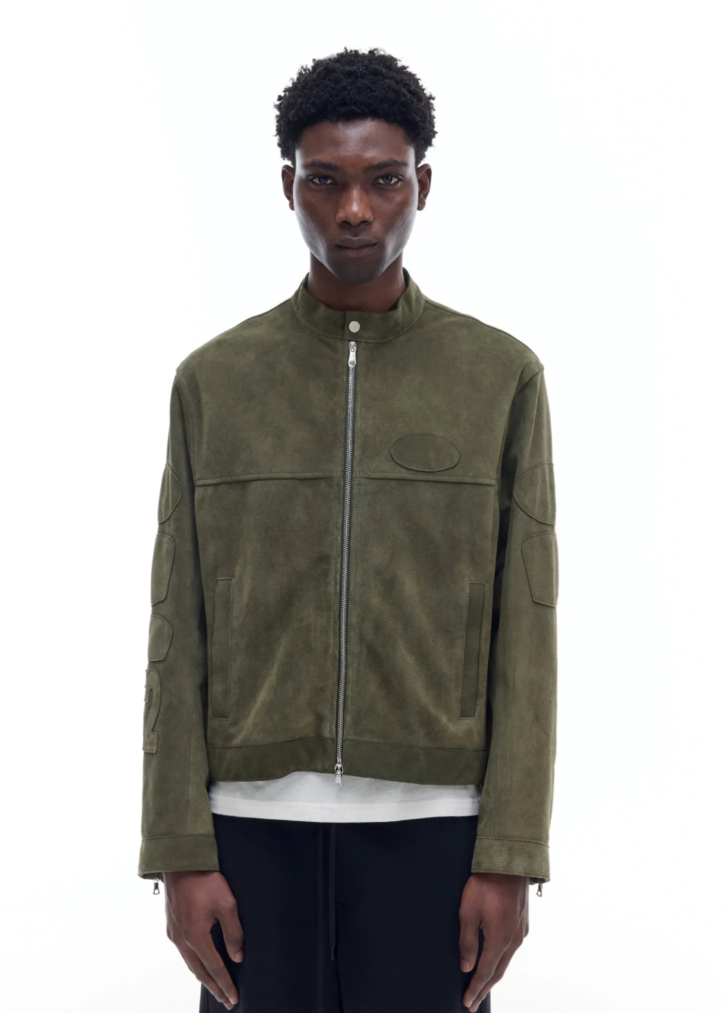 Cole Buxton SUEDE CAFE RACER JACKET| Outerwear|Leather