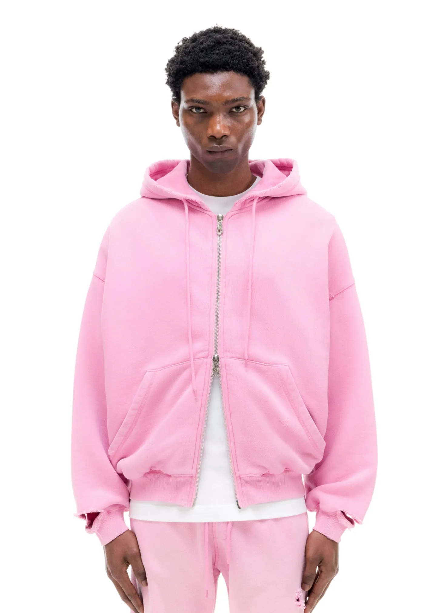 Cole Buxton SUN FADE POCKET ZIPPED HOODIE| Hoodies