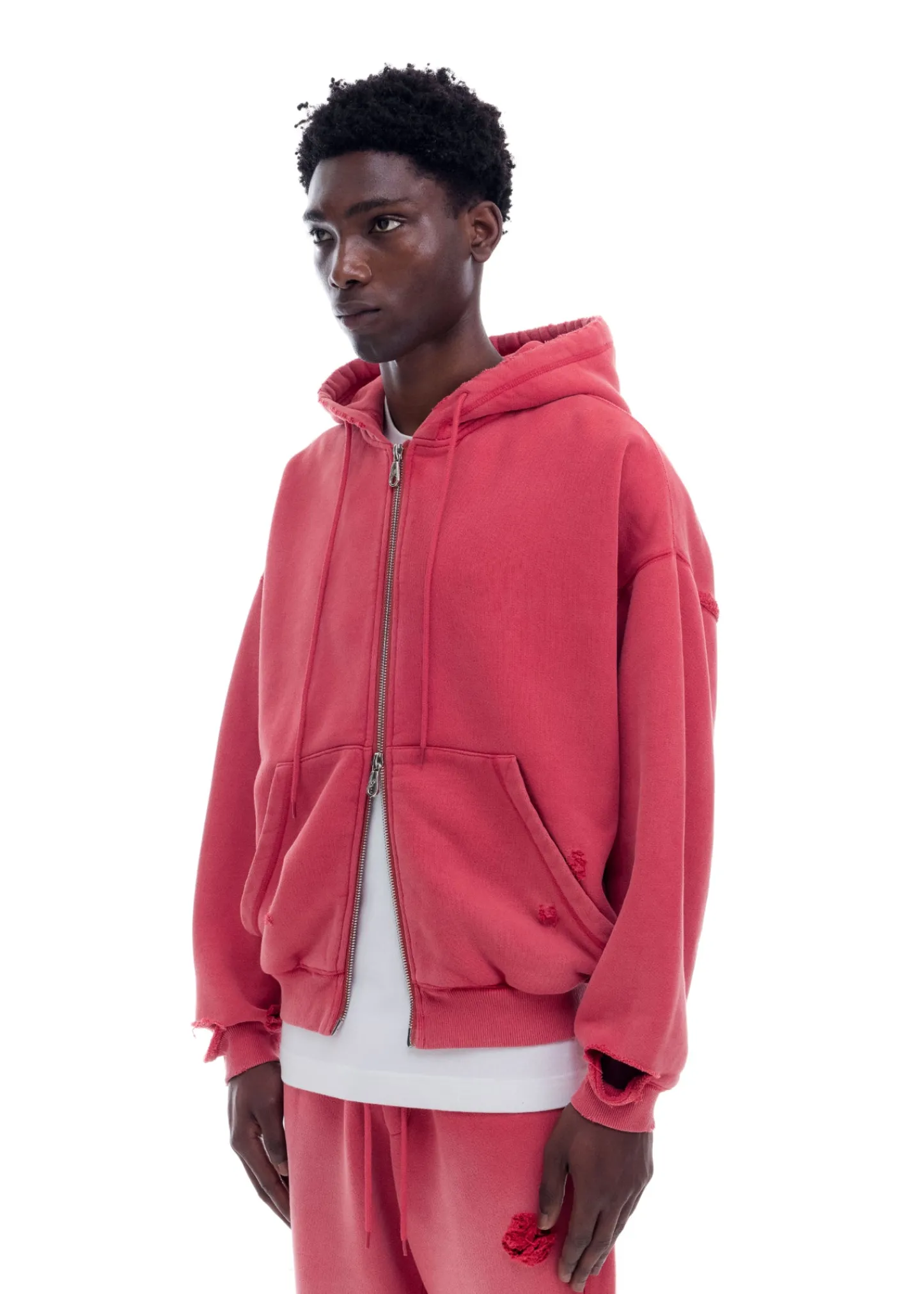 Cole Buxton SUN FADE POCKET ZIPPED HOODIE| Hoodies