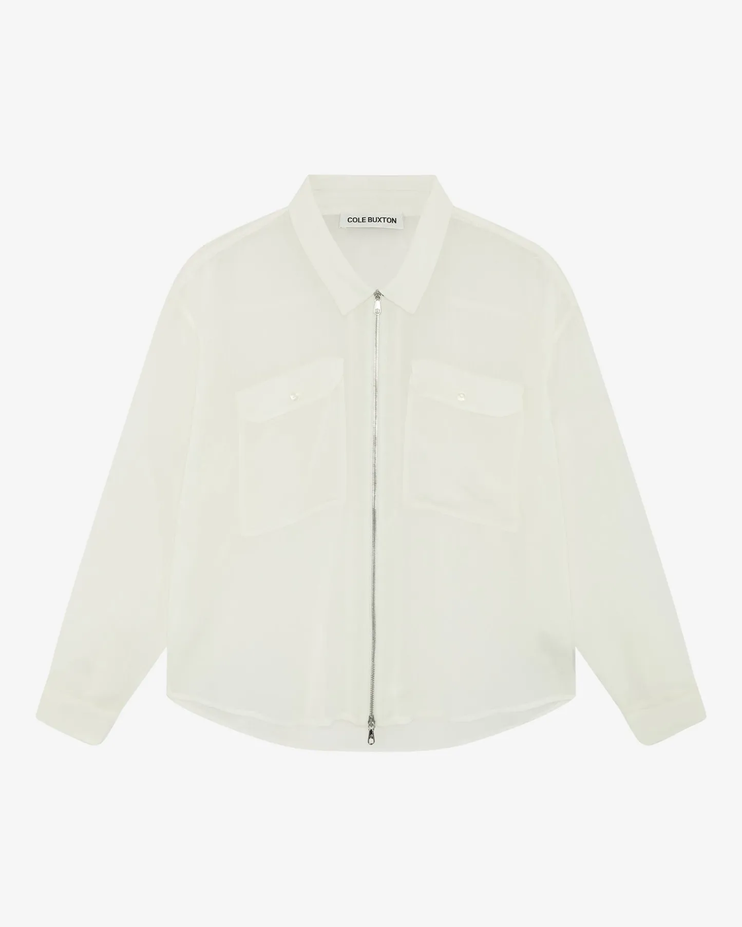 Cole Buxton VISCOSE ZIPPED SHIRT| Shirts