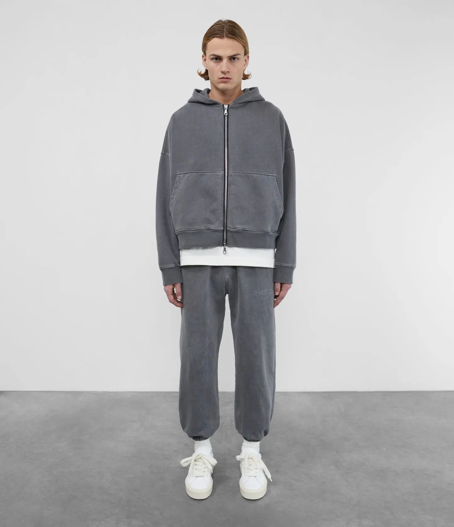 Cole Buxton WARM UP CROPPED ZIPPED HOODIE| Hoodies