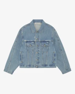 Cole Buxton WASHED DENIM JACKET| Outerwear|Denim