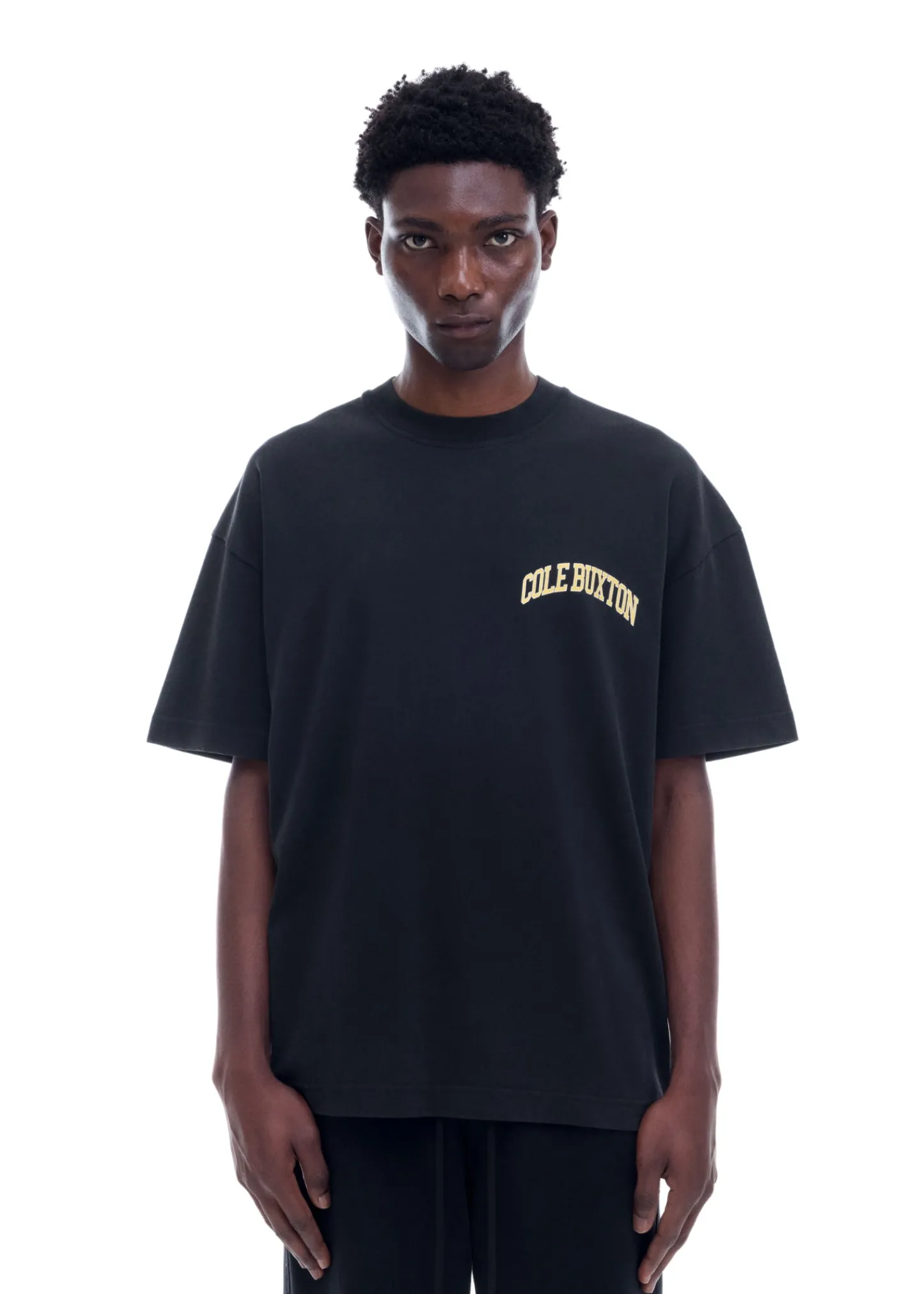Cole Buxton YELLOW ARC T-SHIRT| T-Shirts